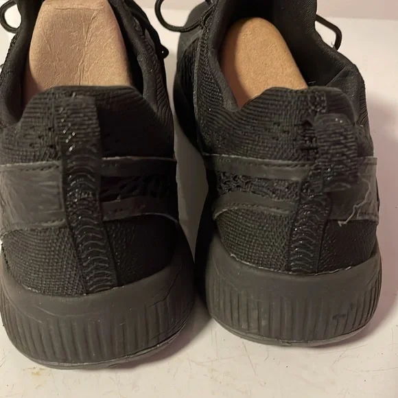 Lightweight Running/Tennis Shoes Non Slip Gym Workout Shoes Black/Grey - Picture 4 of 8